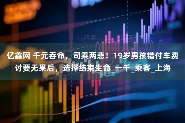 亿鑫网 千元吞命，司乘两悲！19岁男孩错付车费讨要无果后，选择结束生命_一千_乘客_上海