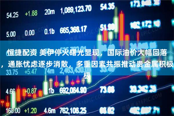 恒捷配资 美伊停火曙光显现，国际油价大幅回落，通胀忧虑逐步消散，多重因素共振推动贵金属积极